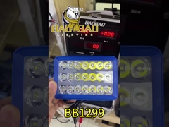 Cascada azul plástico blanco amarillo flash Universal delantero de la motocicleta