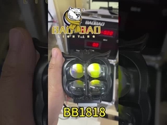 4 Iluminación LED de forma de búho Negro Aluminio Blanco Amarillo Motocicleta LED