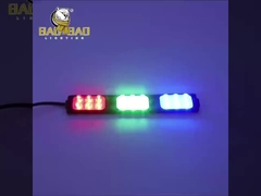 Disponible Fancy Light Bar 18 lámpara de módulo LED Rojo Azul Flashing Decoración de la bicicleta
