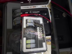 Cráneo de plástico de aluminio de 5 pulgadas Blanco amarillo luces delanteras de automóvil LED Moto Spotlight