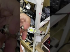 16W Bulbo de metal blanco Mini LED de conducción luz H4 BA20D delantero de la bicicleta