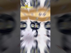 Forma de búho Aluminio Blanco Amarillo de doble color Motocicleta Luz de niebla LED