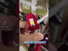 H4 Metal Blanco Amarillo Dual Color 2 Caras con bobina Motocicleta bombilla LED