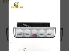 Luz de advertencia Rojo azul Strobe bombilla de faro de metal para motocicleta luz de niebla