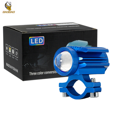 Blanco Amarillo Flash Motociclista Luz LED Exterior Mini Luz de Conducción