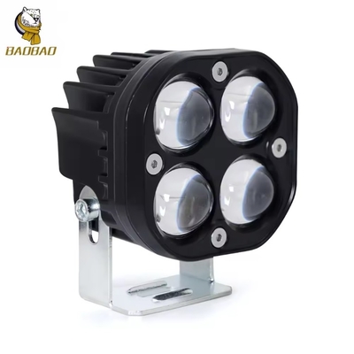 Tipo cuadrado 4D Luz blanca brillante Waterproof Motorclcle faro LED