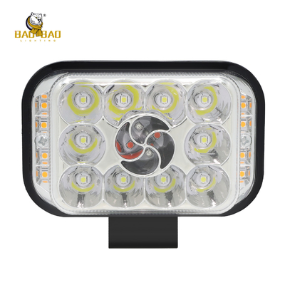 3 pulgadas Rojo Azul Flash 80V delantero de la motocicleta LED luz del proyector