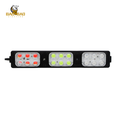 Fancy Light Bar 18 lámpara de módulo LED Rojo Azul Flashing Decoración de la bicicleta