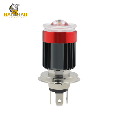 H4 BA20D Casilla negra 80V Universal de la motocicleta lámpara delantera LED