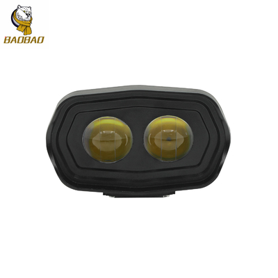 Luz de niebla de plástico de 12 V Blanco Amarillo Flash 2 cuentas CG125 Decoraciones
