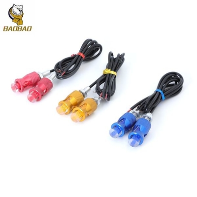 Mini Fancy Luz Rojo Azul Amarillo Verde Aluminio HONDA Decoración de Bicicleta