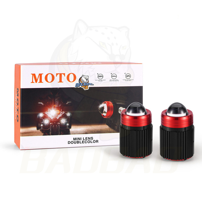 46W Metal Blanco Amarillo Motorcycle Auxiliary LED Mini luz de niebla de conducción
