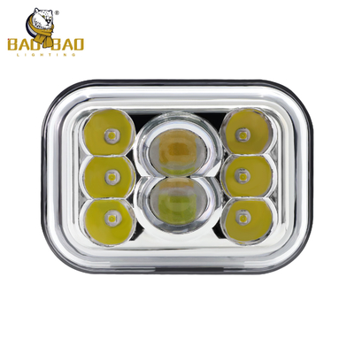 Nuevas llegadas 8 cuentas 80V Blanco amarillo de la motocicleta de metal LED luz de niebla