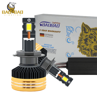 Luz de cruce H4 H7 H11 9005 9006 bombilla de faros LED para vehículos de automóviles y camiones