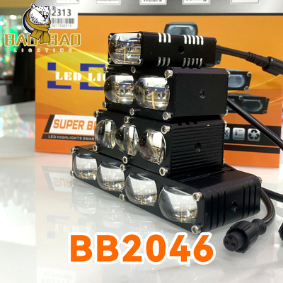 25W Blanco amarillo de dos colores de comida de motocicleta luz LED universal foco
