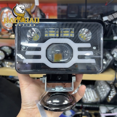 3 pulgadas de luz LED de trabajo Blanco amarillo de doble color para camión para automóvil 4x4 accesorios