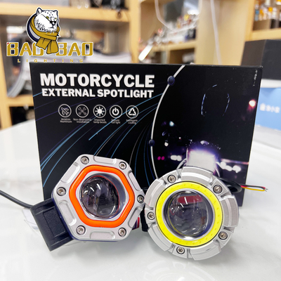 Luces Proyector Lámpara Blanca Amarilla RGB Luces Antiniebla Para Motocicleta Motos